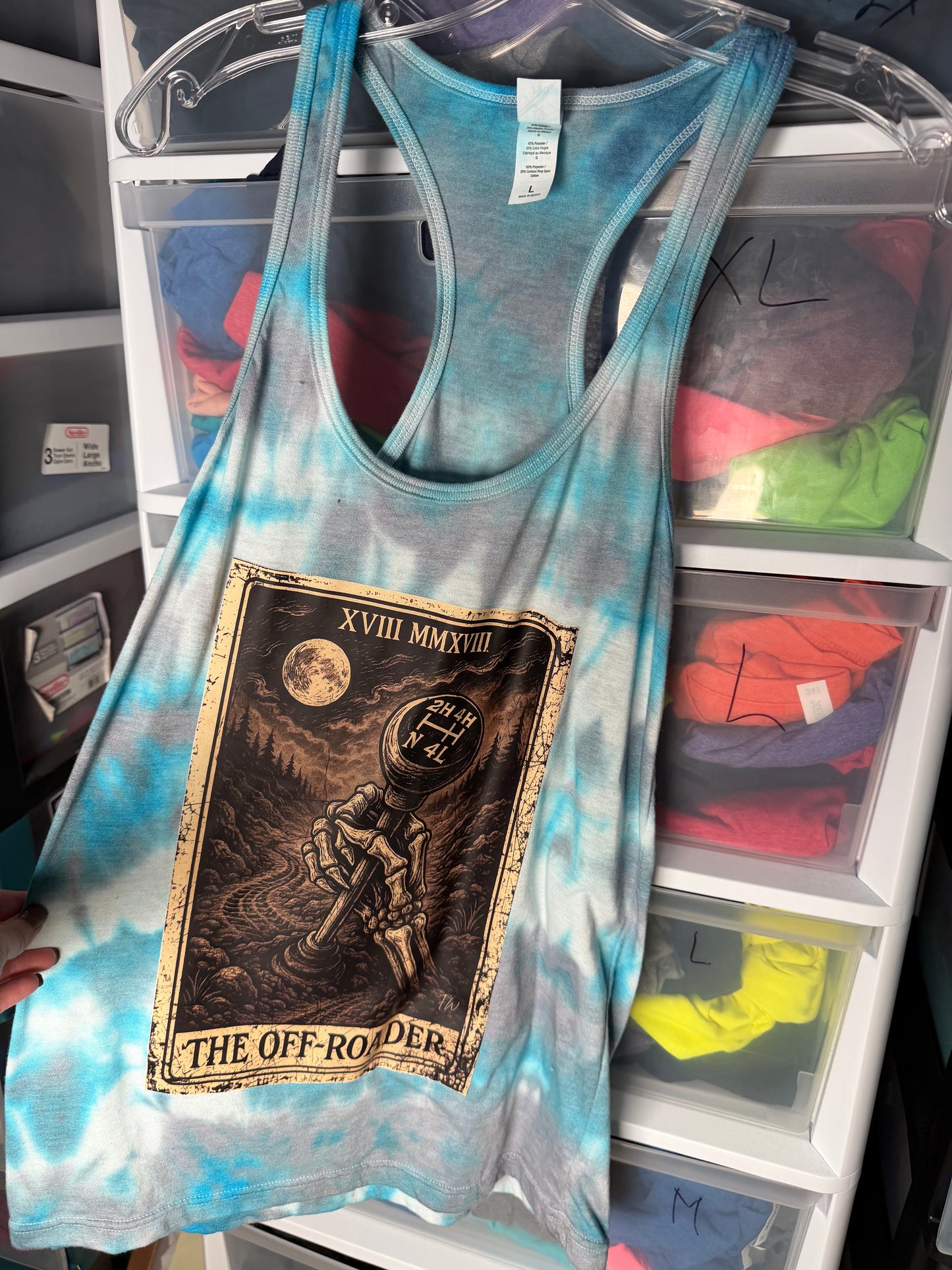 The off-roader tarot card tank size L