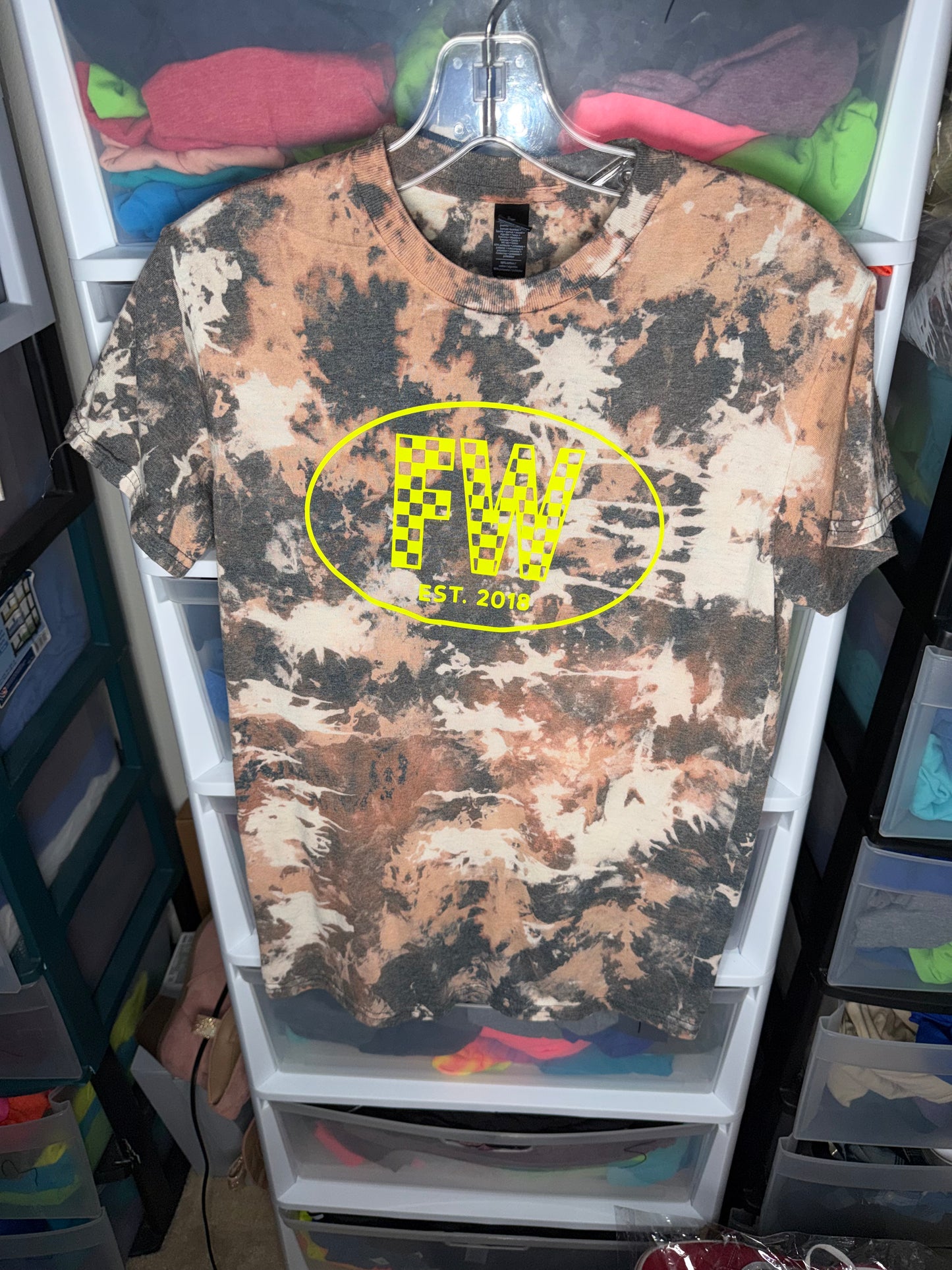 Cow print FW bleach shirt