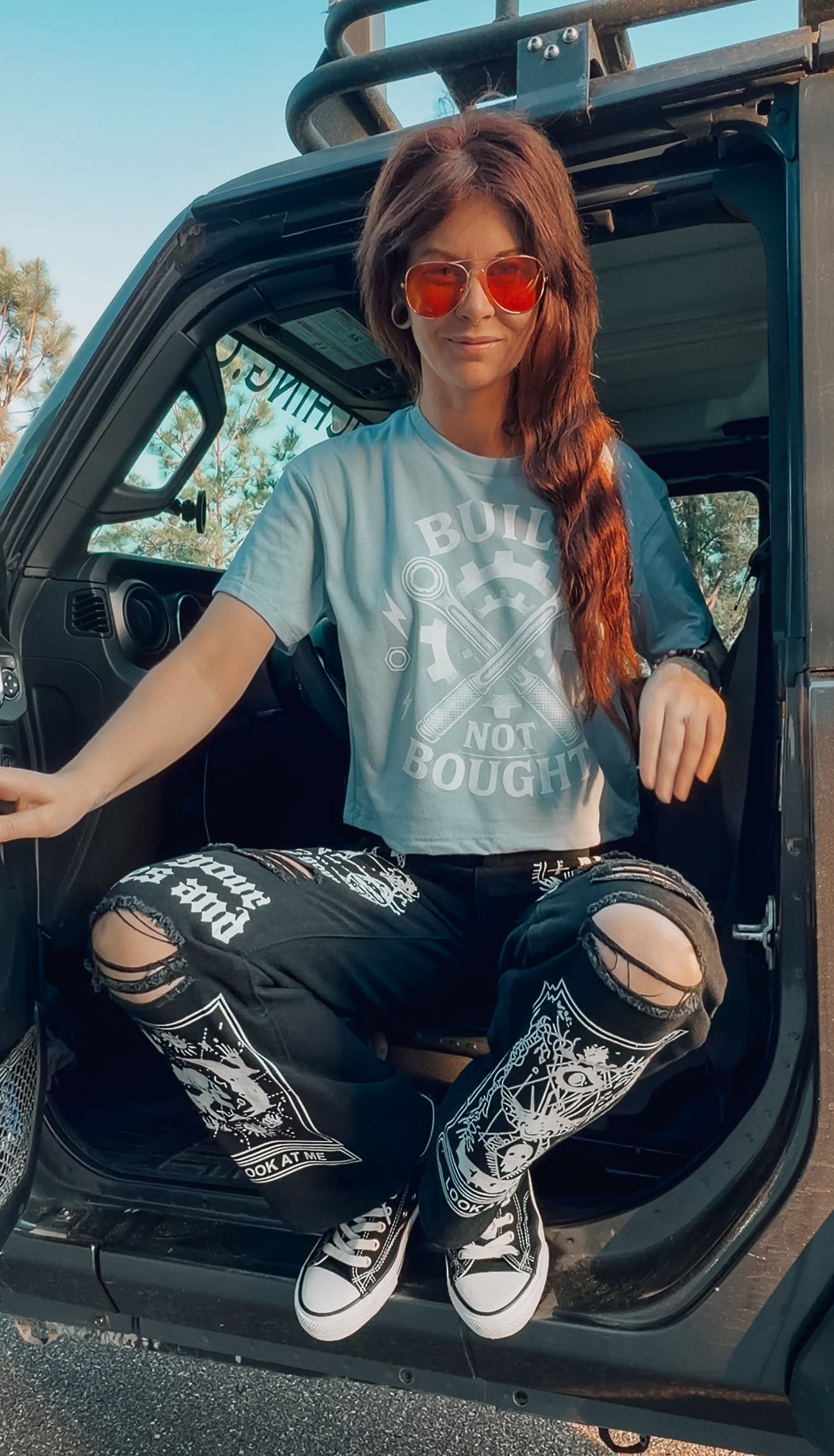 Built Not Bought Crop Top
