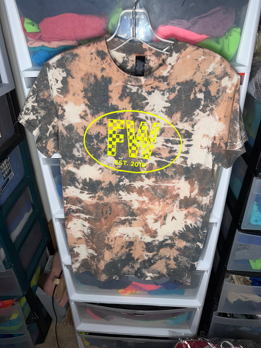 Cow print FW bleach shirt