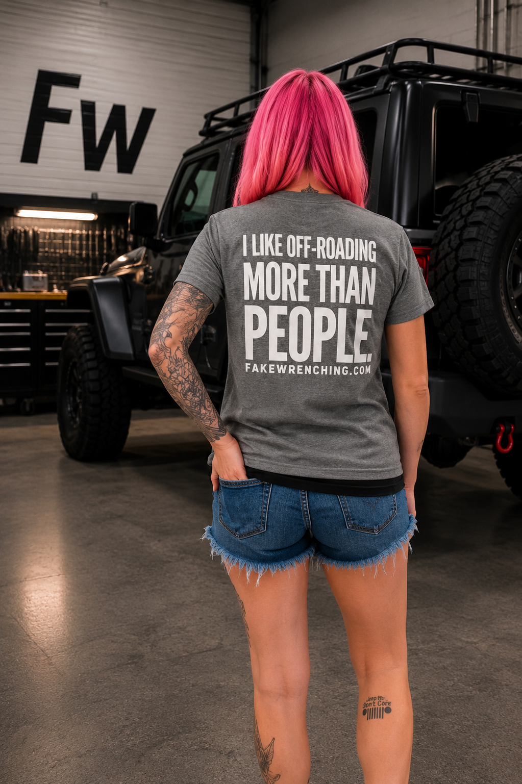 I like offroading more than people shirt