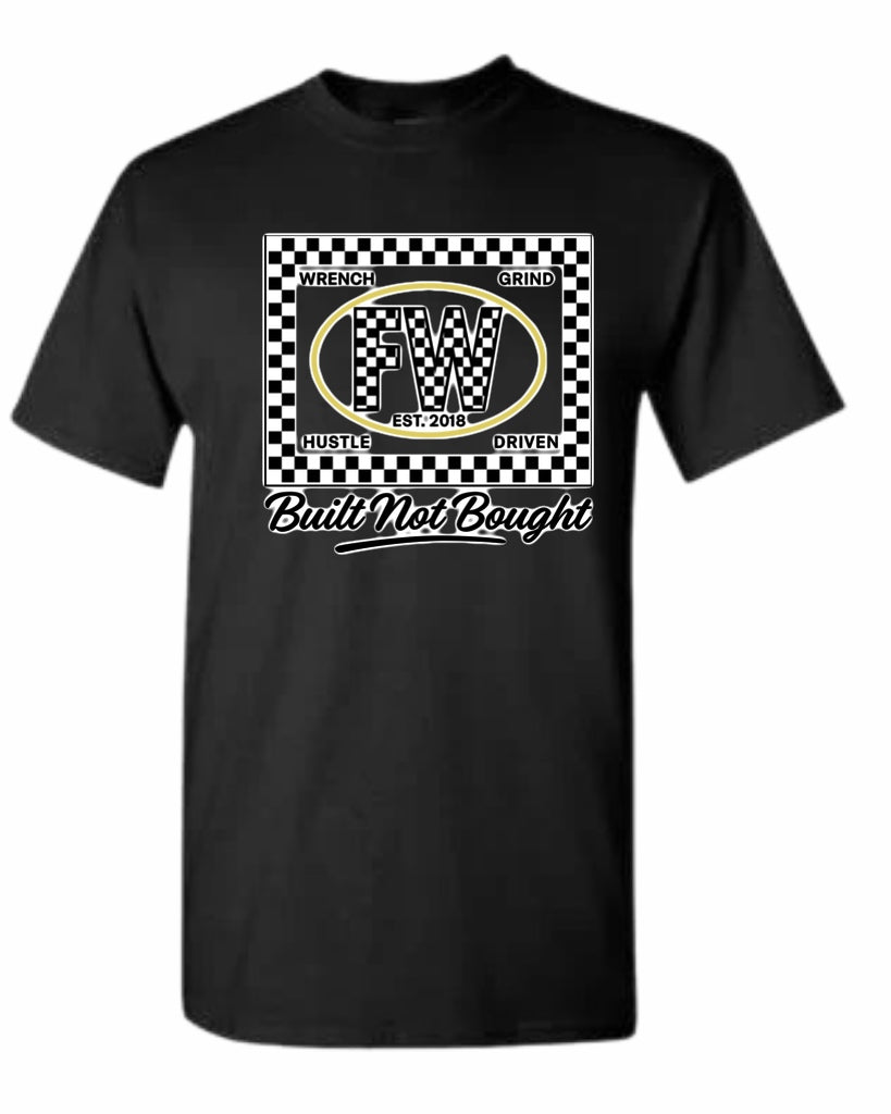 Built not bought checker shirt